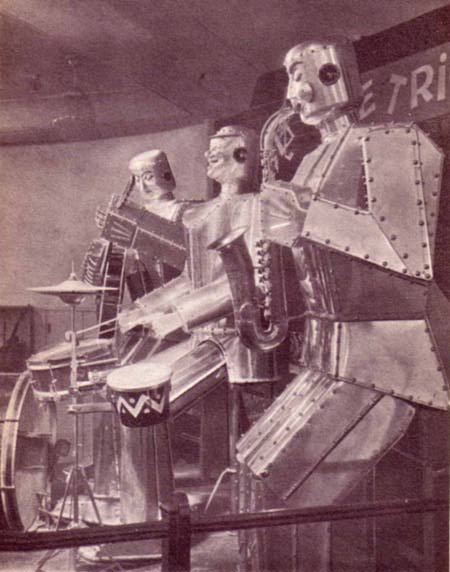 Les Robots-Music en 1954, extrait du livre de Pierre Latil "Il faut tuer les robots" (1957)