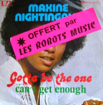 45t de Maxime Nightingale offert par LES ROBOTS-MUSIC