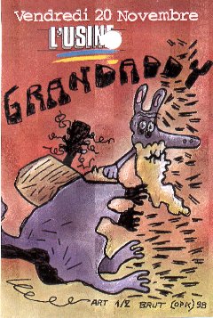 Grandaddy : backstage pass du concert du 20 nov 1998 par l'Incohrent