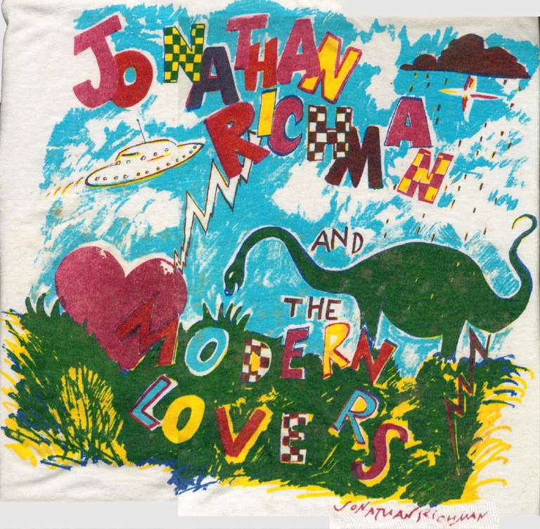 T-Shirt drawn by Jonathan Richman, circa 1985